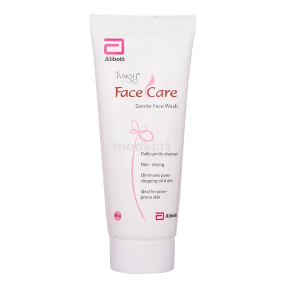 tvaksh face care gentle facewash 60 ml